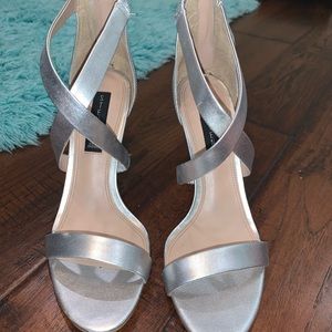 Silver Steve Madden heels